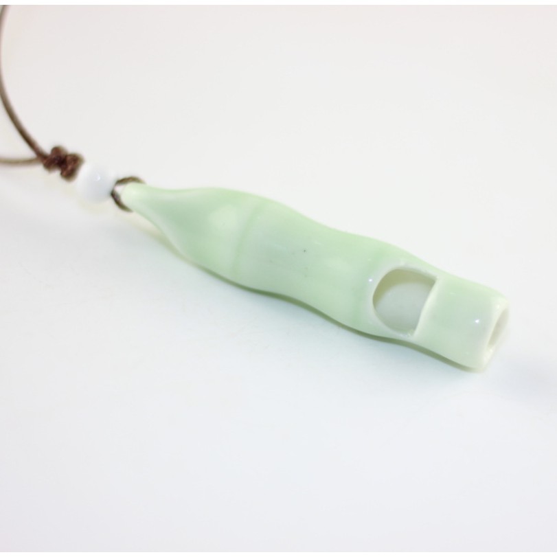 Dây chuyền gốm tiêu xanh, trắng