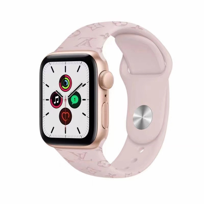 Dây đeo họa tiết hoạt hình cho đồng hồ thông minh Apple Watch 1 2 3 4 5 6 7 Se 45mm 4