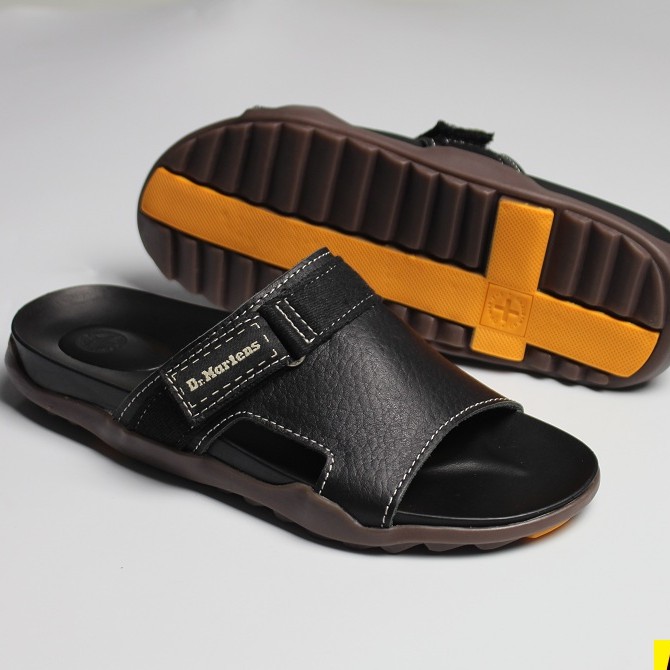 Dép Quai Ngang Dr Martens Thailand . Dép Da Quai Bản Thailand