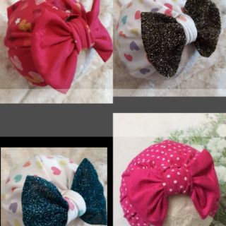 Mũ turban nơ bé gái
