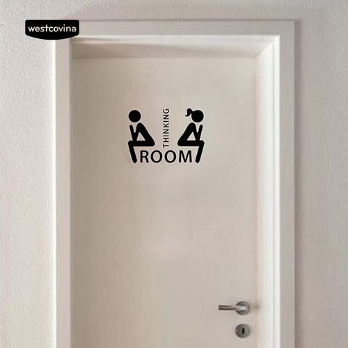 Decal dán toilet ngộ nghĩnh