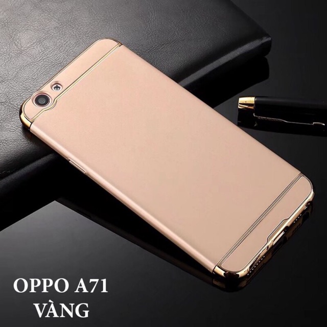 Ốp 3 mảnh oppo A71 ,2 đầu phủ Xi bóng