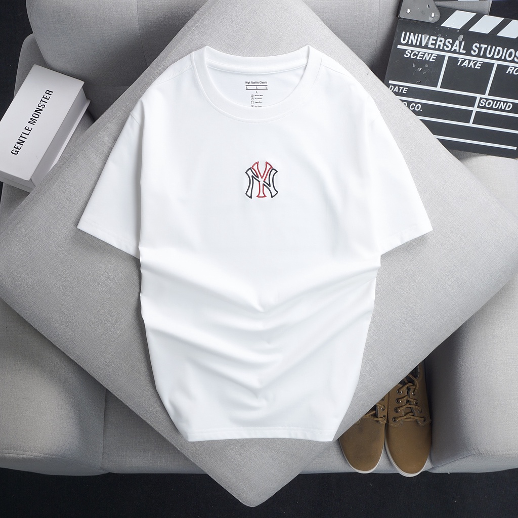 (Có size 3XL) Áo thun nam cổ tròn NYC 3M, áo phông nam cotton mịn, form basic thoải mái