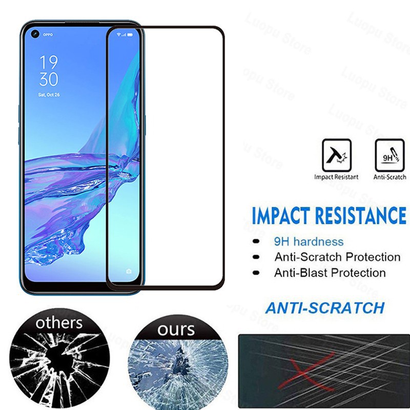 Kính Cường Lực Oppo A76 / A96 Bảo Vệ Full Toàn Màn Hình