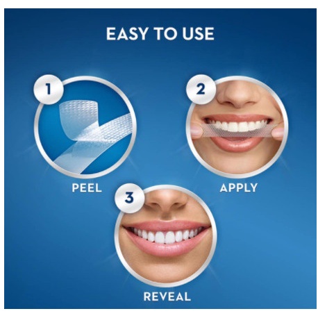 Miếng dán trắng răng Oral B hộp 14 miếng