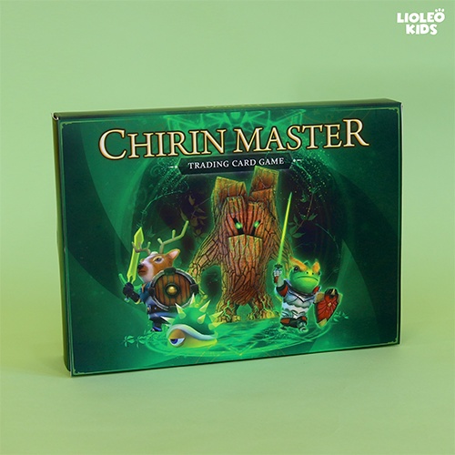 Bộ thẻ bài Lioleo Kids hệ cây- Chirin master màu xanh lá