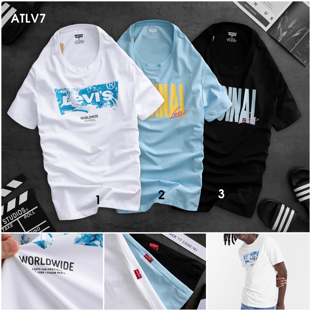 ✔️ ''hàng tích xanh'' ✔️ ''hàng tích xanh'' ATLV7 - Áo thun cổ tròn siêu đẹp dáng SlimFit đây 1 chiếc áo thun cotton xịn