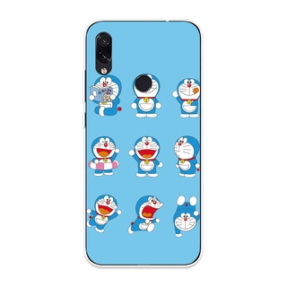 Ốp Lưng Xiaomi Redmi 7 7A Note 7 Pro TPU mềm Case Doraemon