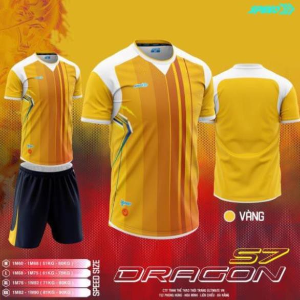 Áo bóng đá không logo Speed Dragon cao cấp vải mè - bộ quần áo bóng đá không logo nhiều màu