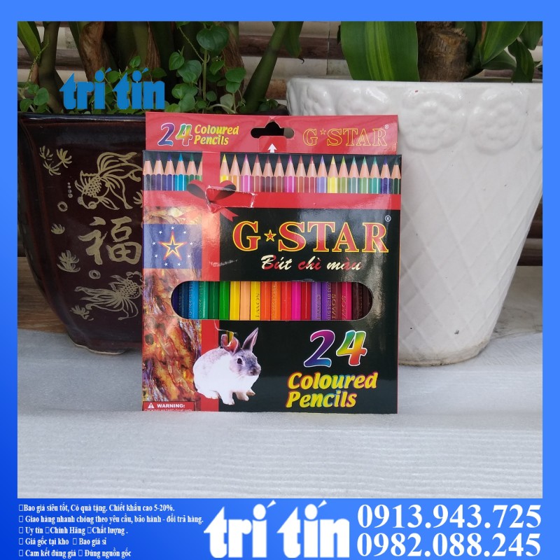 Bút chì màu G-Star 12-24 36   màu