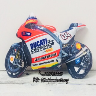 GỐI ÔM XE ĐUA NHỒI BÔNG (65cm) [ẢNH THẬT]