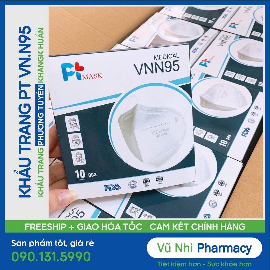 [Hộp 10] Khẩu trang N95 chính hãng,công nghệ nhật bản, khẩu trang y tế 4 lớp, kháng khuẩn chống bụi siêu mịn