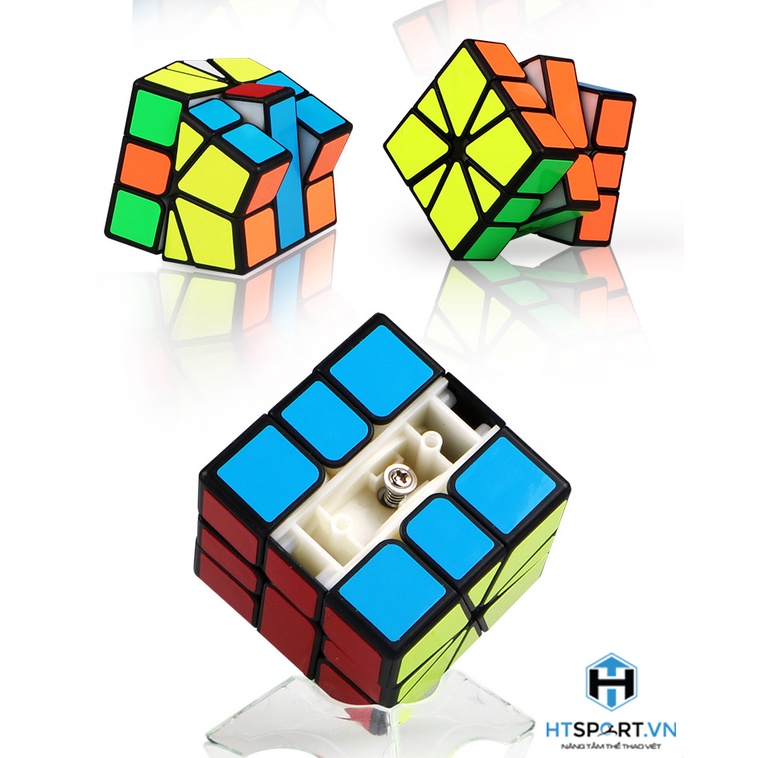 RuBik Biến Thể, Rubik 3x3 Khối Lập Phương Biến Thể QiYi Cube Viền Đen, Phát Triển Kỹ Năng