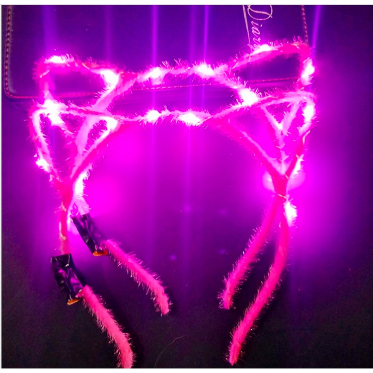 HCM Sỉ 8k - Cài tóc Tai Mèo đèn Led phát sáng