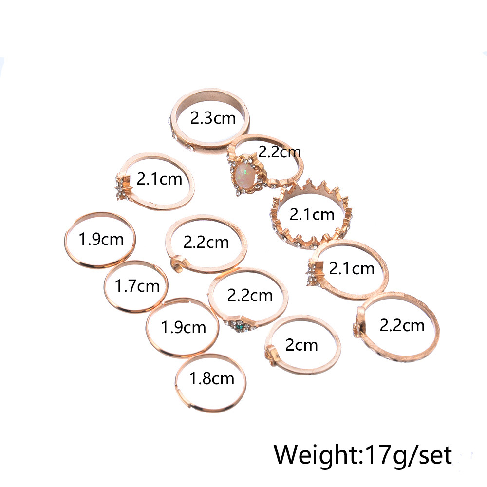 13 Nhẫn đính đá opal phong cách bohemian thời trang cho nữ