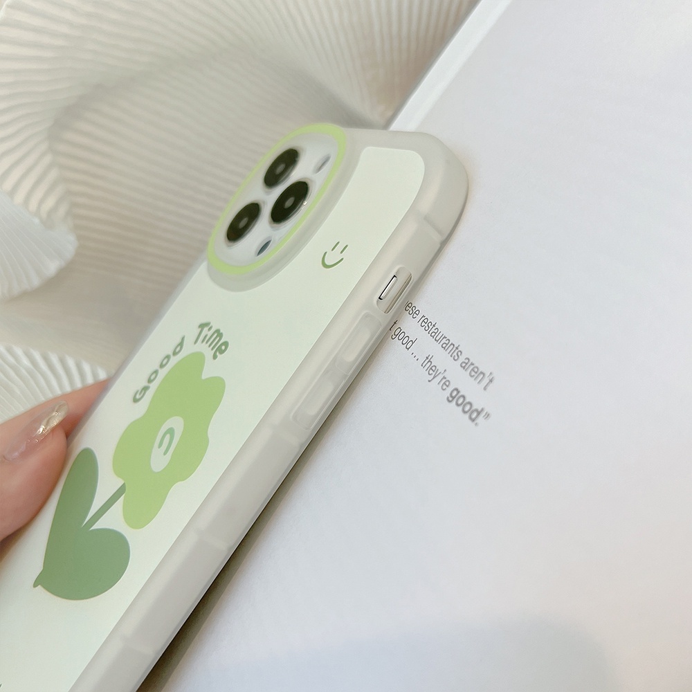 Ốp Điện Thoại TPU Mềm Chống Sốc Họa Tiết Hoa Dễ Thương Cho iPhone 11 12 13 Pro max mini XS max xr 7 8 se2020 plus