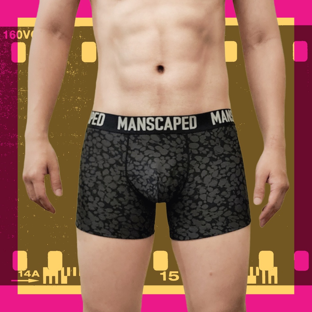 Quần lót boxer nam kiểu dáng cổ điển Hunk Manscaped Leo - Túi kangaroo năng động họa tiết Leo cá tính 100% cotton