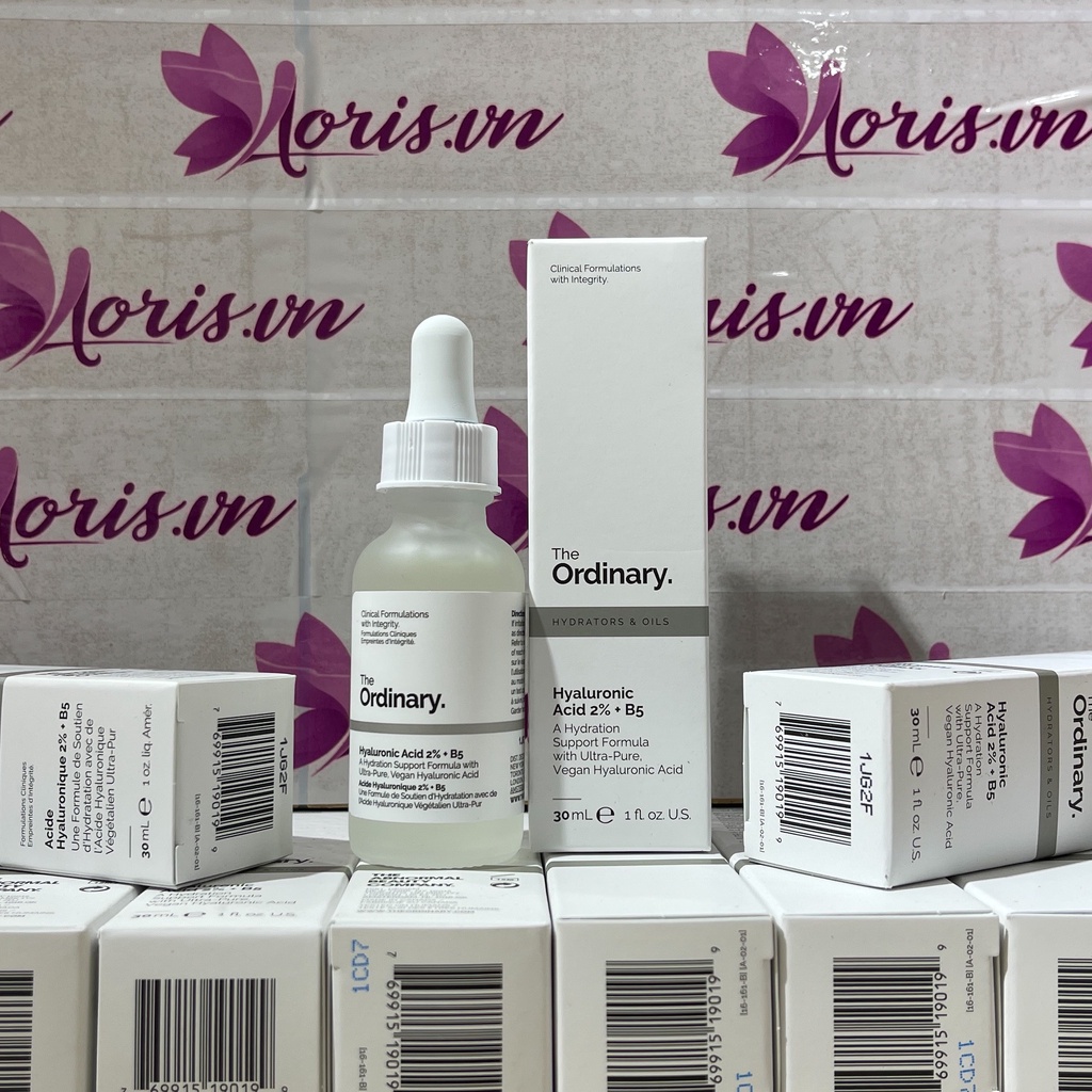 Cấp nước, phục hồi da The Ordinary Hyaluronic Acid 2% + B5 30ml