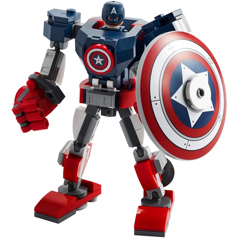 Đồ chơi lắp ráp GOROCK hạt nhỏ tạo mô hình Đội Trưởng Mỹ của Marvel mang tính giáo dục làm quà tặng cho trẻ em