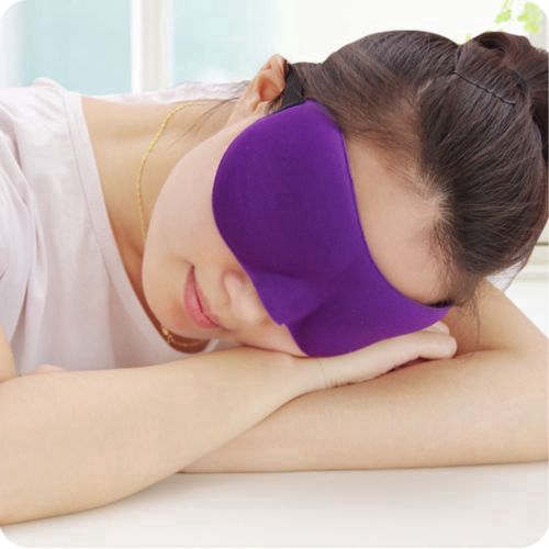 Miếng bịt mắt ngủ có lớp đệm 3D mềm mại thư giãn tiện lợi cho du lịch