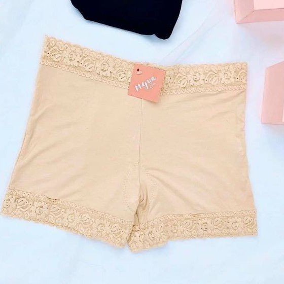 quần váy cotton viền hoa chống cuộn cao cấp
