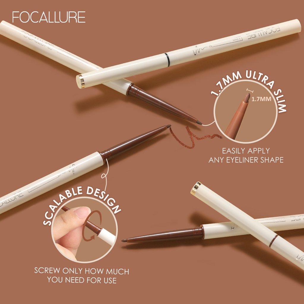 Chì Kẻ Mắt Focallure Perfectly Defined Gel Eyeliner Dạng Gel 1g