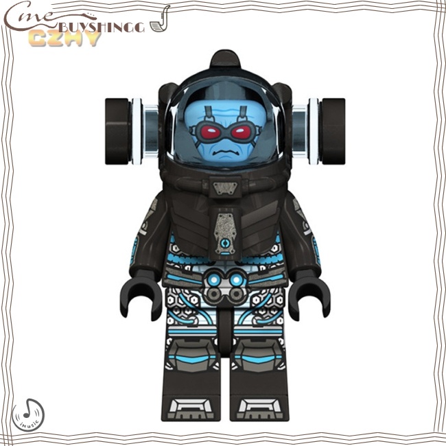 Mô Hình Đồ Chơi Lego Nhân Vật Deadpool / Batman Màu Hồng Có Nhạc