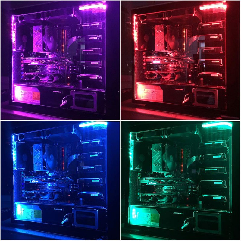 Dây led 12v RGB đồng bộ Aura Sync, RGB Fusion, MSI Mystic Light, ASrock RGB