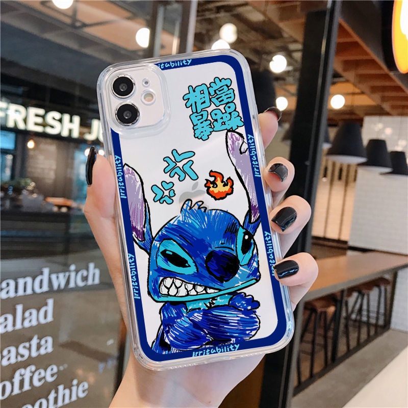 Ốp Điện Thoại Tpu Mềm Chống Sốc In Hình Stitch Cho iPhone 11 12 13 pro max XS X XR XSMax 7 8 6 6s plus SE 2020