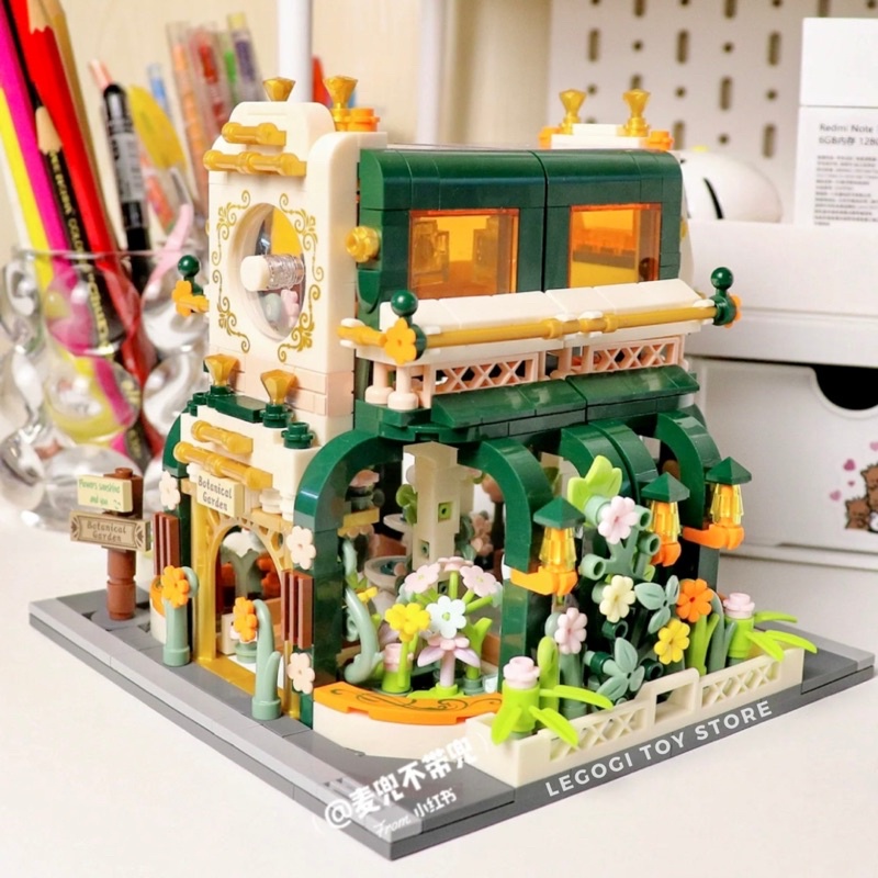 Đồ chơi xếp hình Legogi BOTANICAL GARDEN JAKI 867 mảnh ghép mô hình lắp ghép