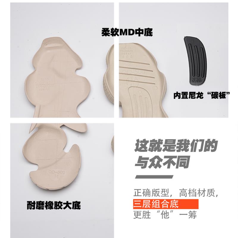 Giày thể thao nam 500 màu đen phong cách cổ điển