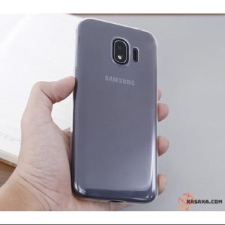 Ốp lưng dẻo silicon trong suốt cho samsung J2 pro tặng kính cường lực