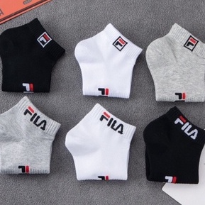 Combo 3 Đôi Tất Cổ Ngắn FILA, Vớ Thể Thao Nam Nữ Đẹp, Chống Hôi Chân Thoáng Khí