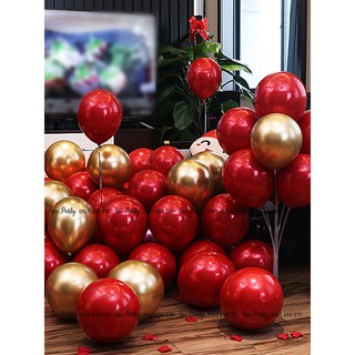 Set 10 Bóng Đỏ Đô Đẹp Sang Trọng