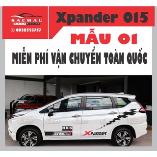 Tem dán ô tô xpander 015