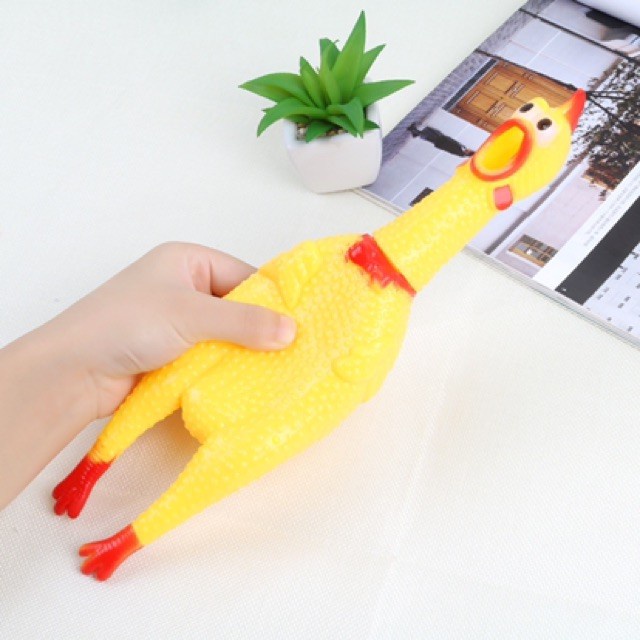 *Hoả tốc* Gà bóp kêu Shrilling Chicken, gà A Lử kêu siêu to - Đồ chơi thú vị vui nhộn