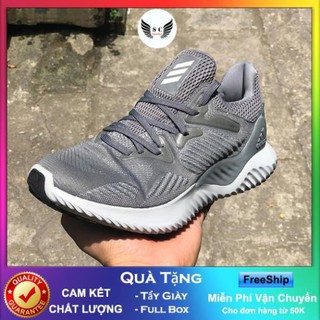 Giày Thể Thao Nam🎁FREESHIP🎁 Giảm Ngay 20K Khi Nhập [ GIÀY ALPHA ] Giày Nam ALPHA Xám Full Cao Cấp