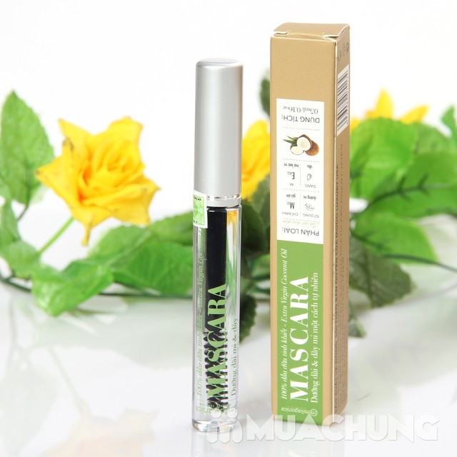 Combo Mascara Dầu Dừa Dưỡng Mi Milaganics + Tinh Chất Dưỡng Môi Lip Gloss Milaganics