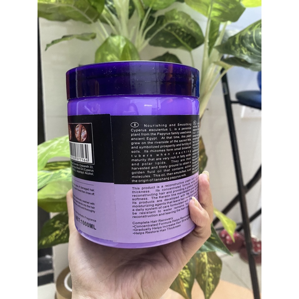 Dầu hấp phục hồi cho tóc bảo vệ tóc chắc khỏe ngay tại nhà - thể tích 1000ml hàng chính hãng của đức