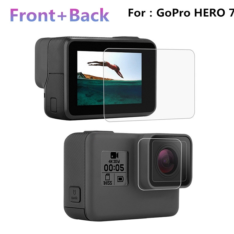 Kính cường lực chống trầy xước bảo vệ cho màn hình và camera cho camera hành trình GoPro hero7