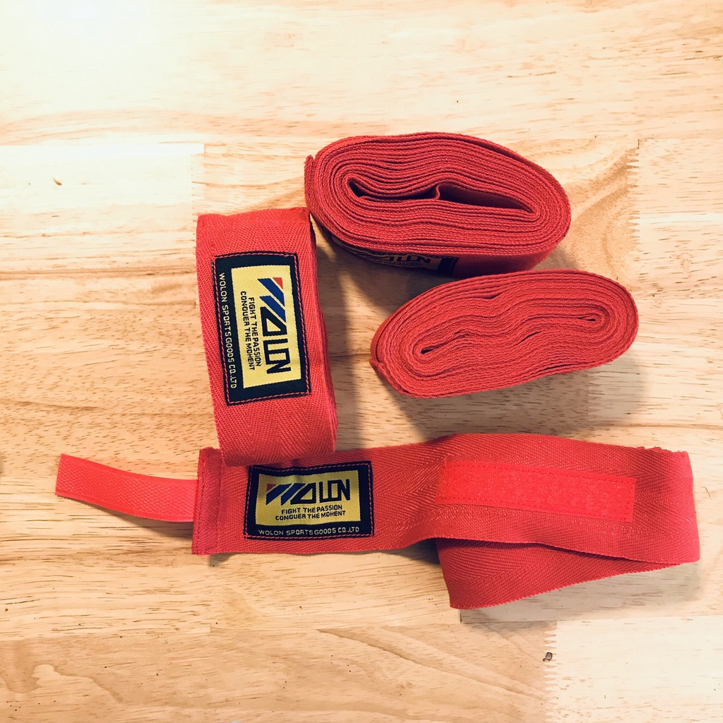 Bộ Đôi Băng Đa Dây Quấn Bảo Vệ Tay Thương Hiệu Wolon Đấm Bốc – Dài 5m – Băng Quấn Boxing Dài 5m Hãng Amalife