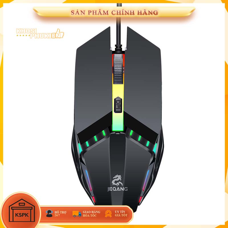 Chuột có dây gaming giá rẻ cho máy tính laptop có led KS M530