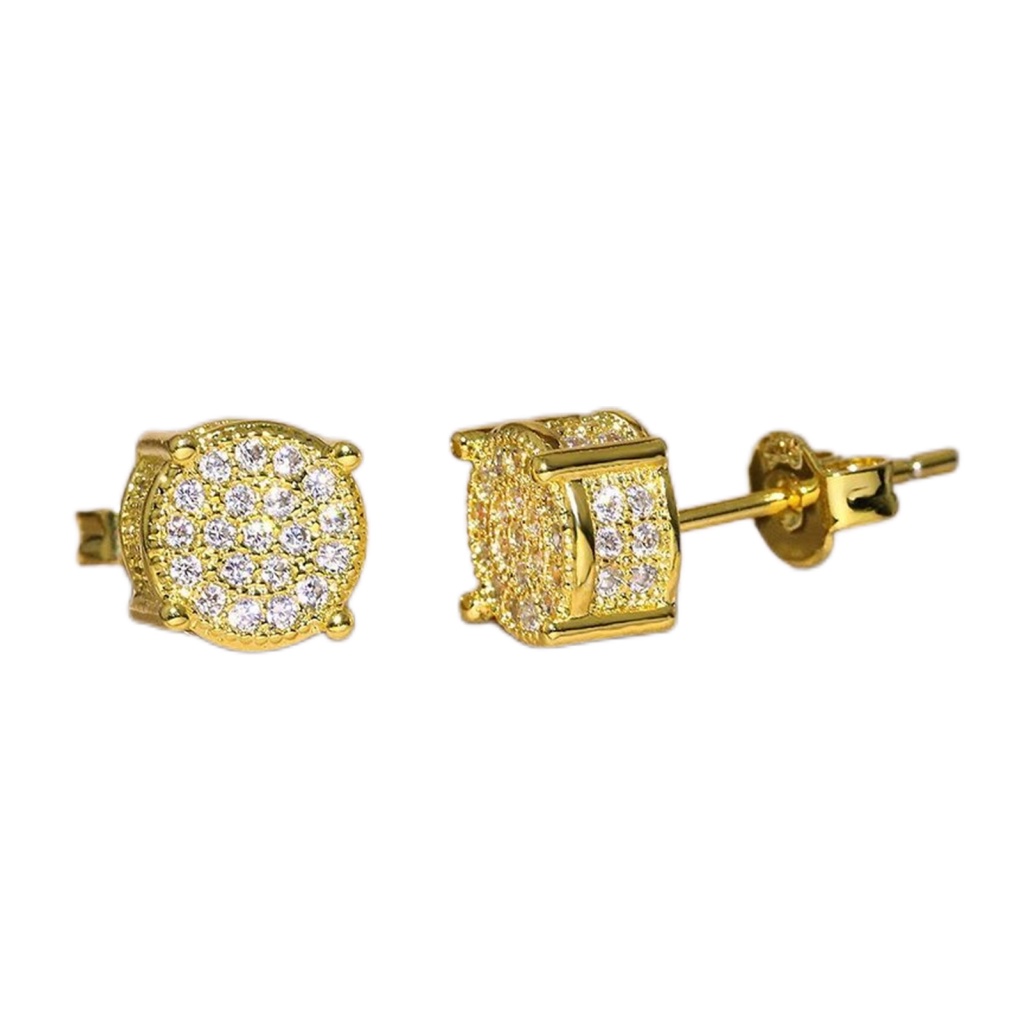 Bông Tai Dáng Dài Đính Đá Lấp Lánh Thời Trang Cho Nữ