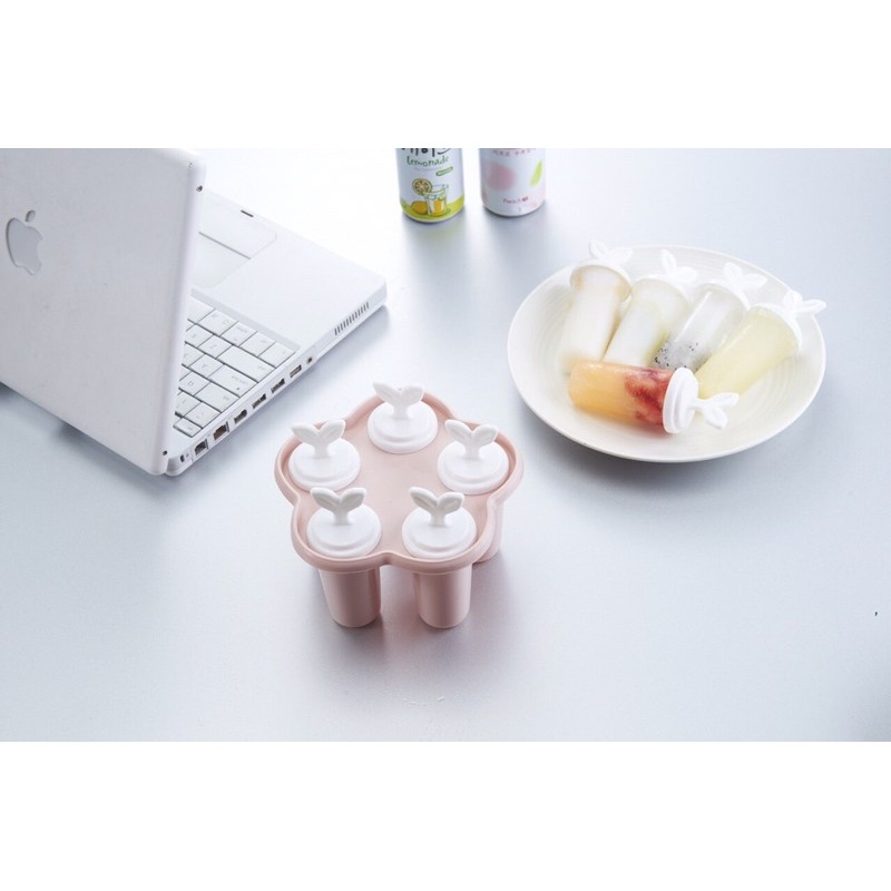 Khuôn kem que nhựa mùa hè 5 ô cao cấp