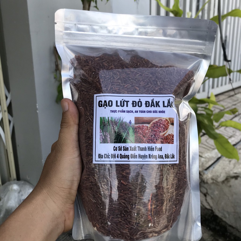 Gạo lứt đỏ, gạo lứt thơm ngon, dẻo mềm cơm. Bịch loại 1 kg