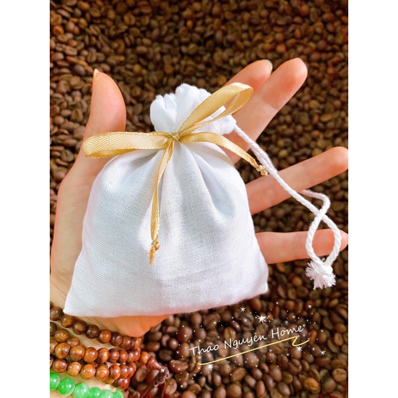Túi cafe hạt treo xe / túi treo phòng/ túi thơm khử mùi