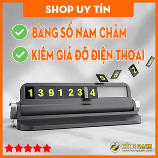 Bảng số điện thoại gắn táp lô ô tô khi đỗ xe