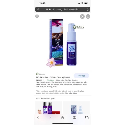 Xịt chăm sóc toàn diện BIO SKIN SOLUTION – CHAI XỊT 50ML | BigBuy360 - bigbuy360.vn