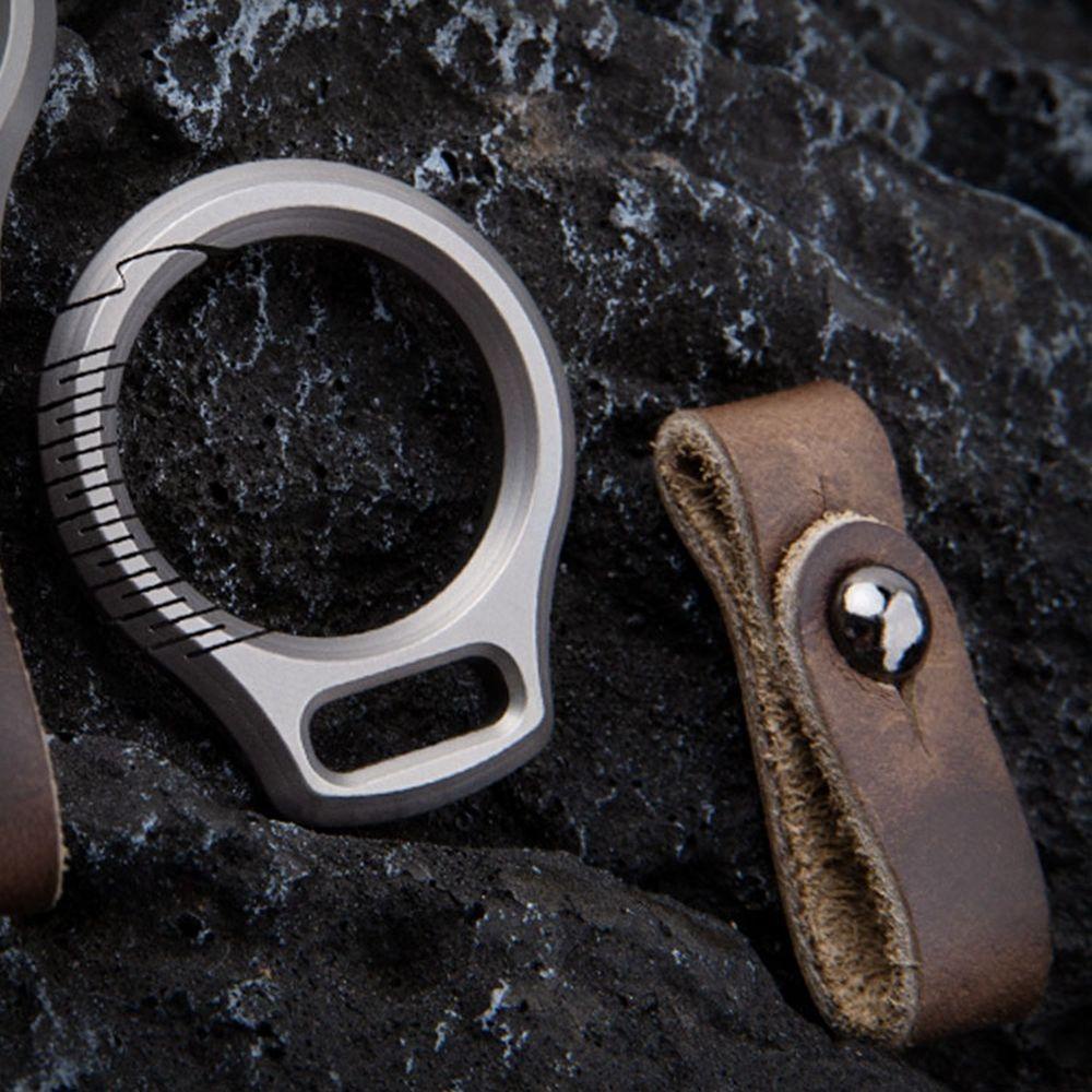 MUVAKO Móc Khóa Xe Hơi Bằng Hợp Kim Titan Cao Cấp