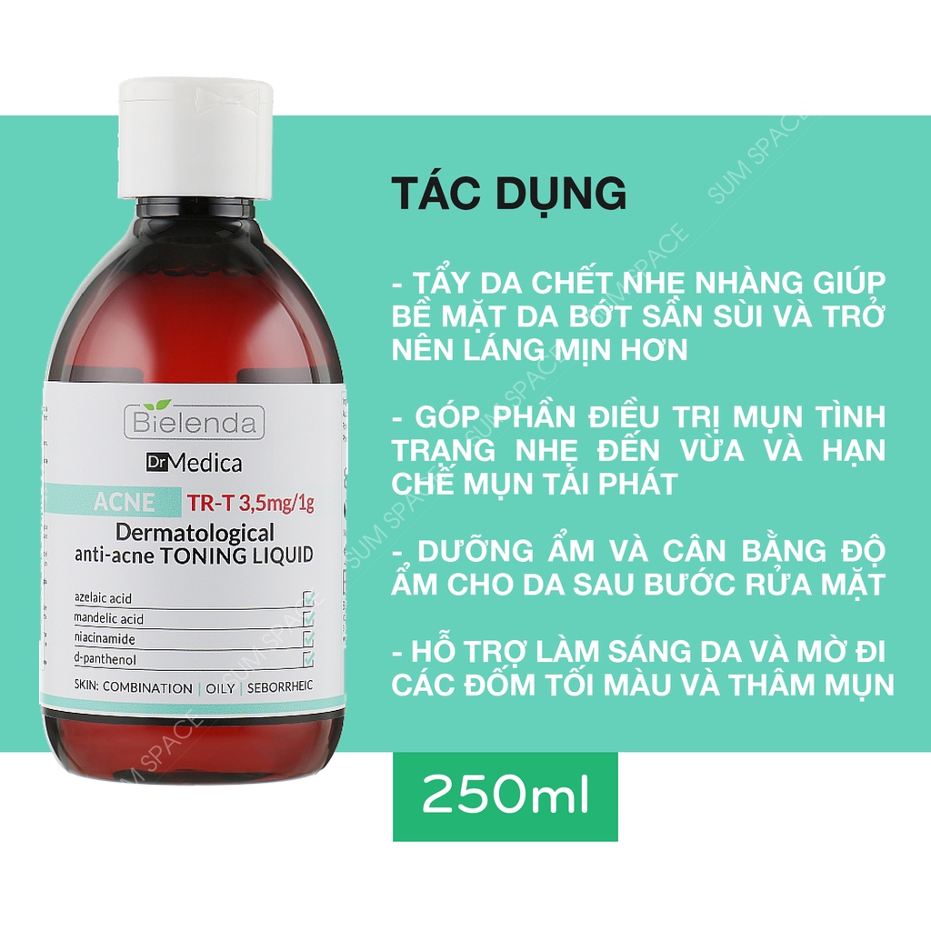 Toner Bielenda Dr Medica Anti-acne Dermatological Toning Liquid - 250ml